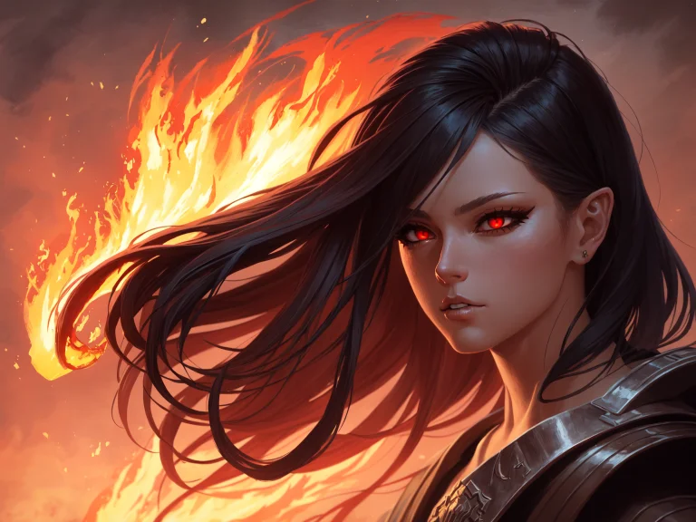 Best Quality, Masterpiece, Realistic, Demon Girl, Pretty, Be...