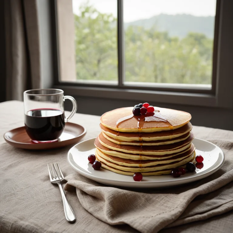 Foodlinenmorning, Product Photography Of A Stack Of Pancakes...