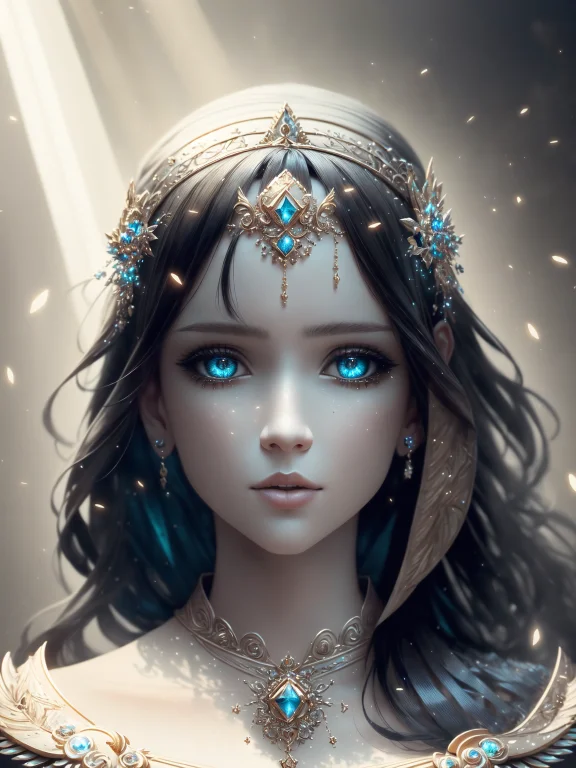 Best Quality, Masterpiece, Realistic, Woman, Celestial, Deit...