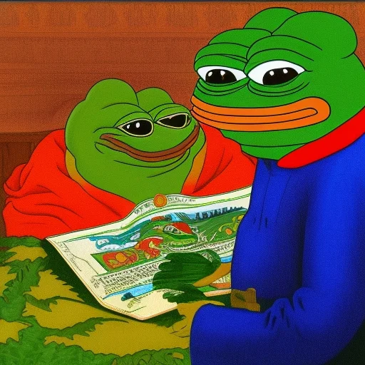 Pepefrog In Russian National Clothes, By Ivan Bilibin