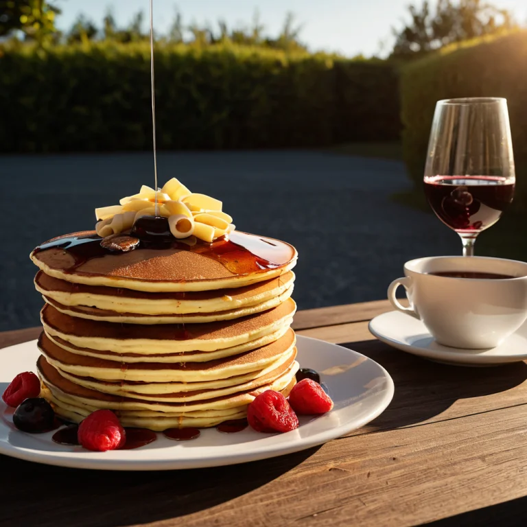 Foodgoldenhour4, Product Photography Of A Stack Of Pancakes,...
