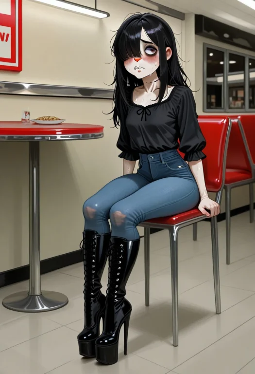 Knee Boots, Pleaserkneeboots8inchplusblackpvc, Bobstyle,, 1w...