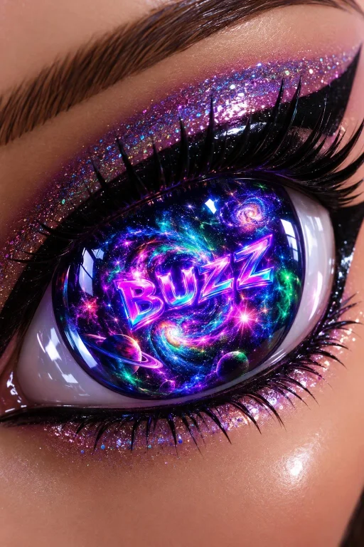 An Extreme Macro Photography Close-up Portrait Focusing Enti...