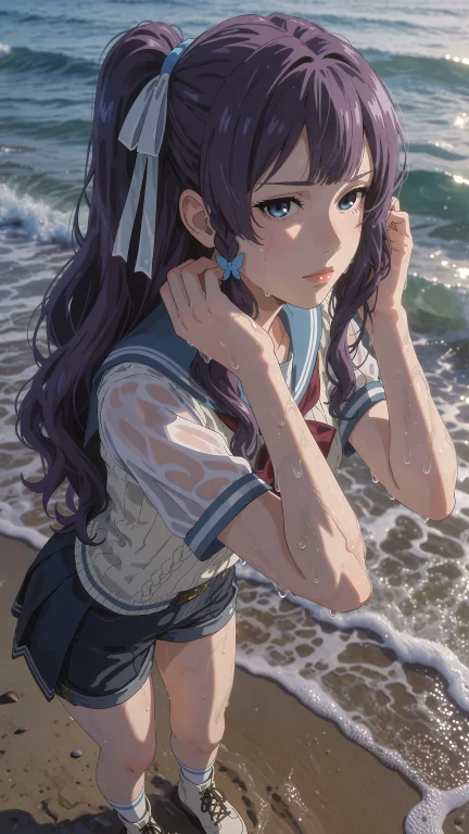 比良平千咲,一个充满青春活力的日本少女,二十岁年纪,拥有令人...