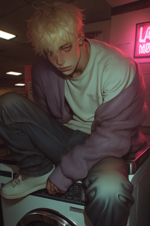 Highres, Absurdres,bu3r4rc, Newest A Young Man With Messy Bl...