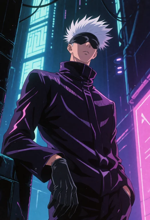 Retrocyberpunk, Retro, Retro Artstyle, The Image Depicts Goj...