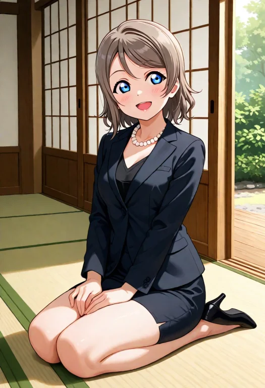 Masterpiece, 1girl, Love Live Sunshine Watanabe You, Black B...