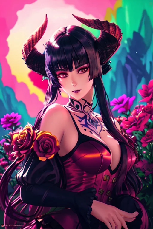 Elizatkn,vaporwave Aesthetic, Synthwave, Colorful, Psychedel...
