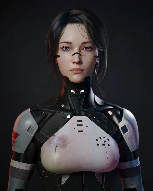 Replika, Editorial Studio Portrait, Medium Format Digital, A...