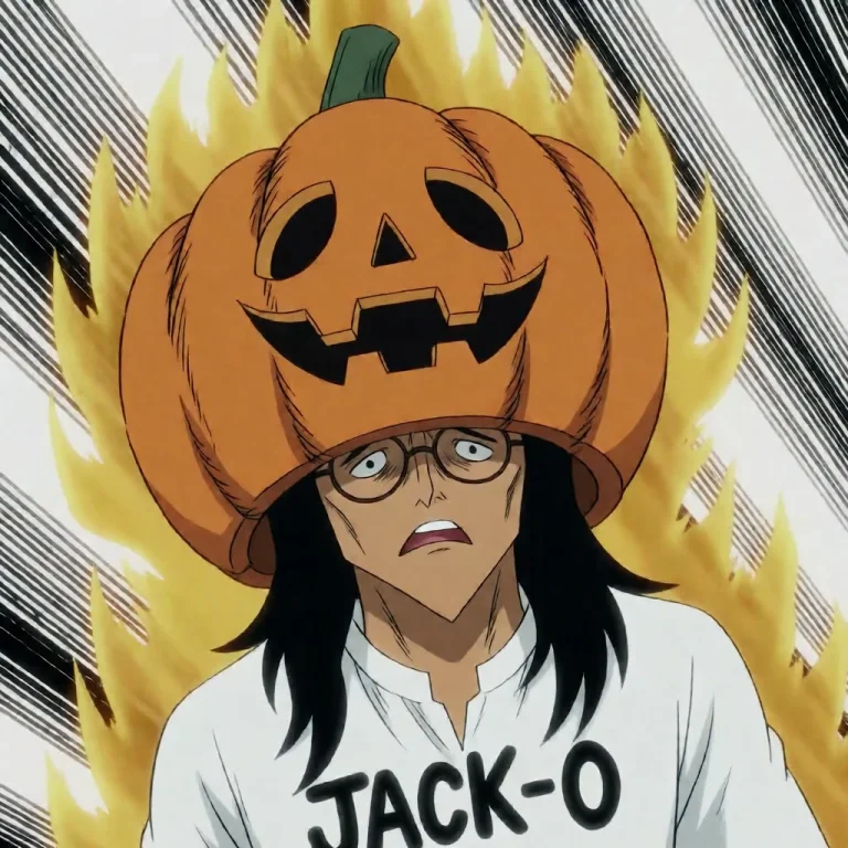 Galosengen Anime Image Of Nemonemo, A Man With A Jack-o-lant...