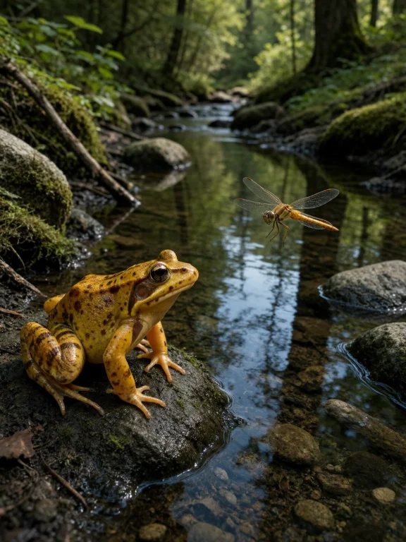 A Highly Detailed, Realistic Wildlife Photograph Shows A Gol...