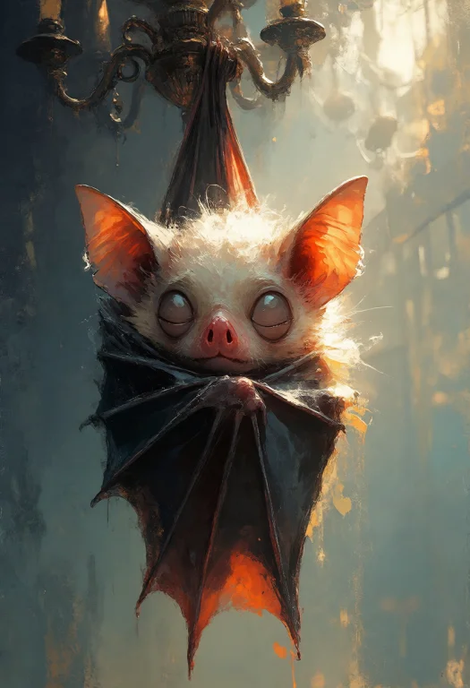 Grimmspaint, Splashpastodaal, A Tiny Bat With Enormous Round...