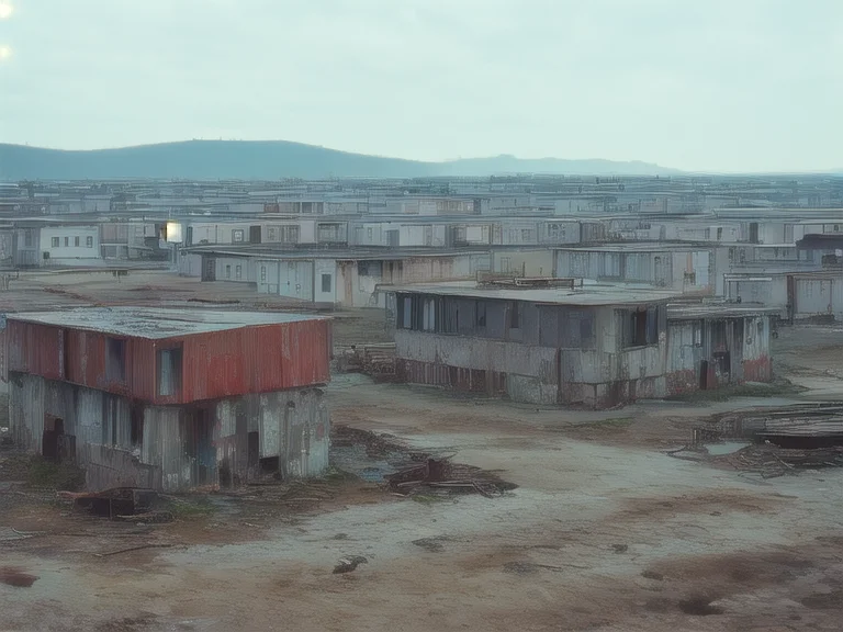 Masterpiece, Best Quality, Ultra-detailed, 8k, Bleak Russian...