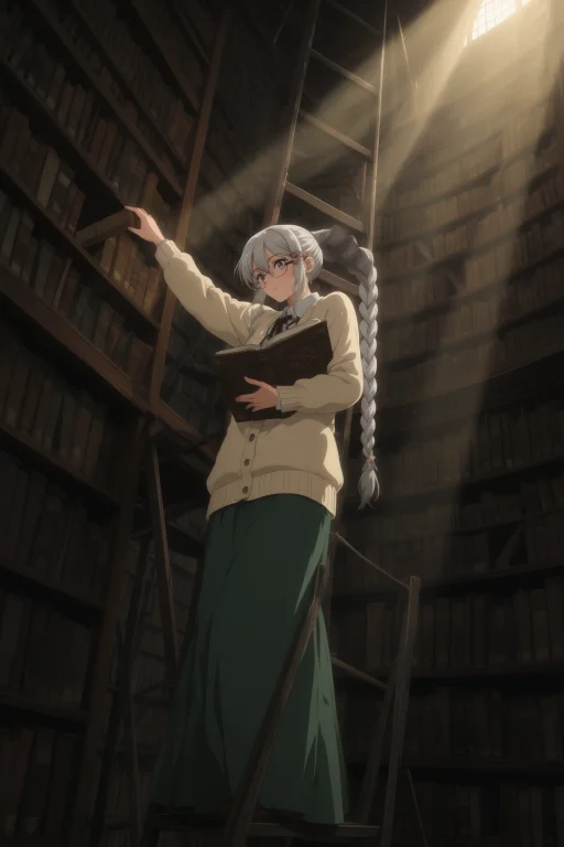 An Anime Illustration Of A Woman In Her Twenties With A Long...