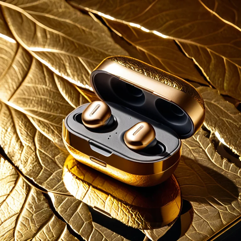 Loratech2goldleafv10.80, Techgoldleaf, A Wireless Earbuds Ca...