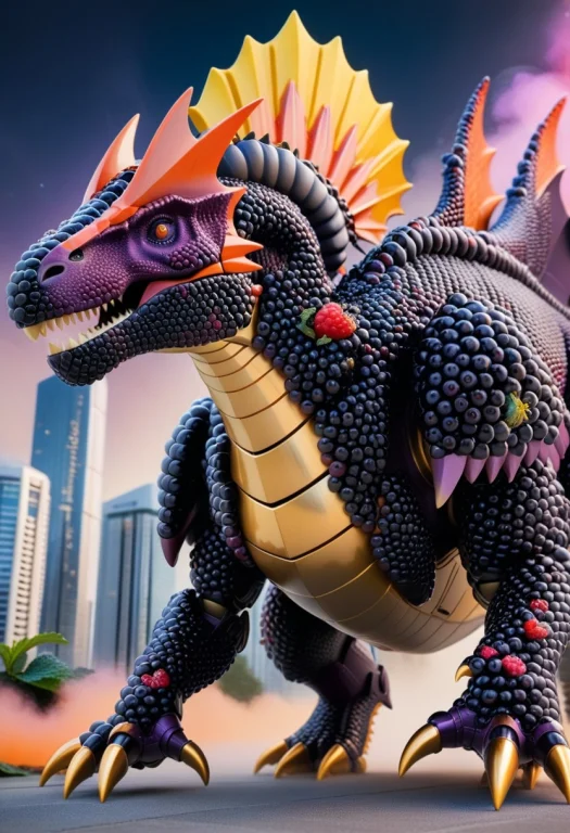 Blackberryworld Statue Of A Giant Combining Dinosaur Mecha W...