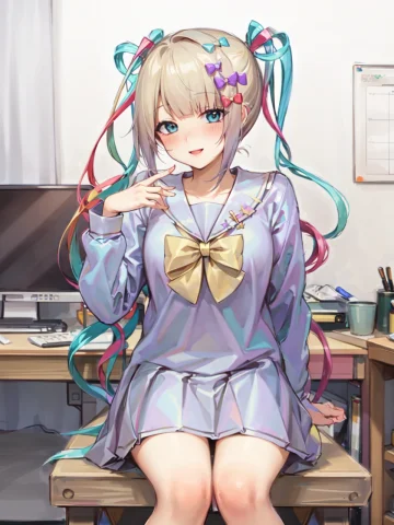 Masterpiece, Best Quality, Absurdres, 1girl, School Uniform,... — Stable Diffusion AI Prompt: masterpiece, best quality, absurdres, 1girl, school uniform, kangel, sitting, li...