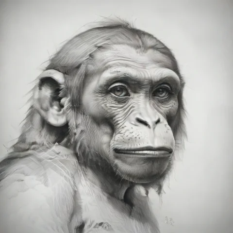 Chahamanstylepencilsketch,a Monkey — Stable Diffusion AI Prompt: chahamanstyle_pencil_sketch,a monkey