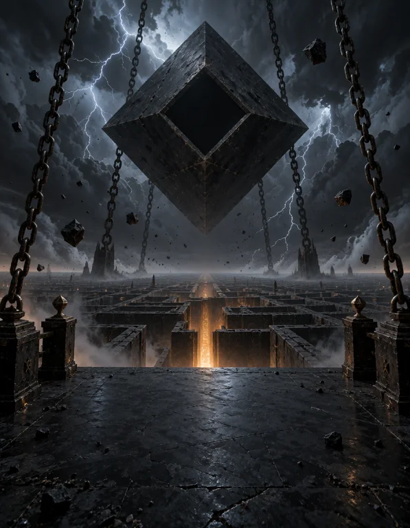 H3llr4is3r, Wide View Overlooking An Endless Shifting Labyri...