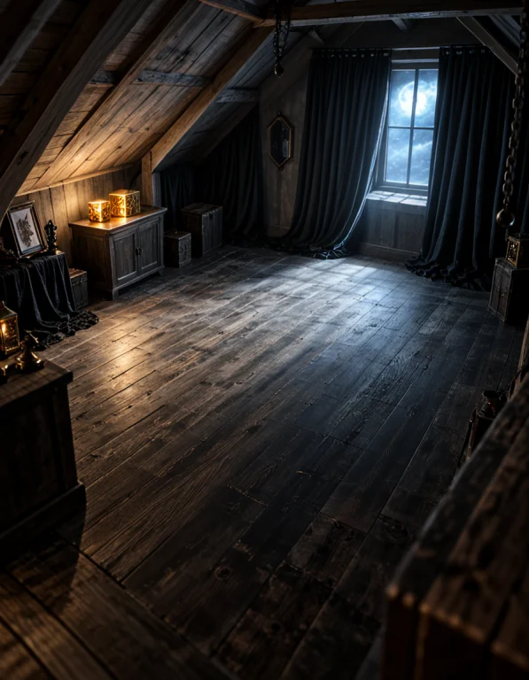 H3llr4is3r, Photorealistic Attic Box Room In The Same Dark G...