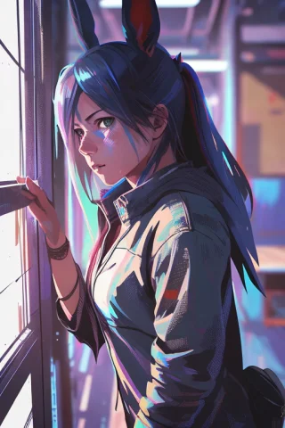 Cell Shading, Digital Art, Bloom, Dark And Gloomy Full Body... — Stable Diffusion AI Prompt: cell shading, digital art, bloom, dark and gloomy full body 8k unity render, fem...