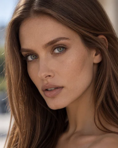 Photo Of Polina, Close-up Portrait, Looking At The Viewer, S... — Stable Diffusion AI Prompt: Photo of Polina, close-up portrait, looking at the viewer, soft natural daylight...