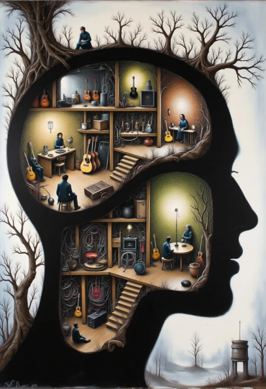 A Vast, Intricate Cross-sectional View, Zidiusart, A Surreal...