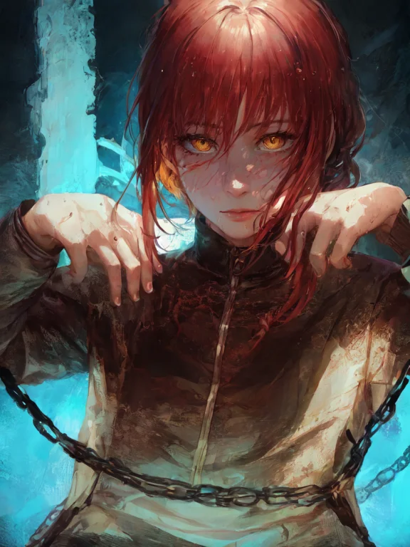 Midriff, Middlefinger, Makima1.2 Close Up, Makimaeye1.2, Glo...