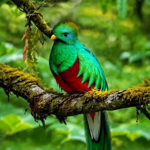 Outside At The Rainforest, Solo, Close Up Shot On The Face1.... — Stable Diffusion AI Prompt: (outside at the rainforest), (solo), (close up shot on the face:1.7), (side view...