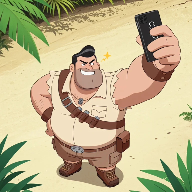 Timbuktu, Mature Male, Black Hair, Pompadour, Stublle, Chubb...