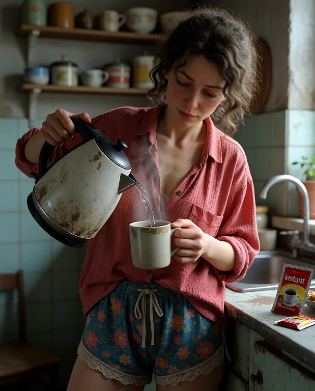 A Photorealistic 3d Render Of The Woman , Maintaining Her Ex...