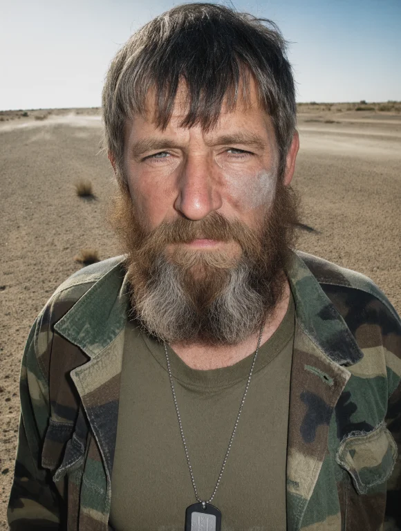 A Candid Raw Documentary Photo Taken Outdoors. Focus On Face...