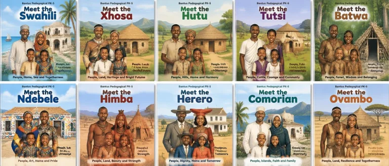 Meet The Bantus Pedagogical Pk-5 Picture Book Covers, Each S...