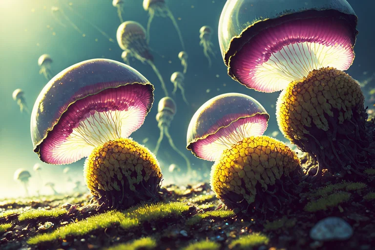 Fungal Wastes, Night And Explosive Jellyfish1.2, Style-petal...