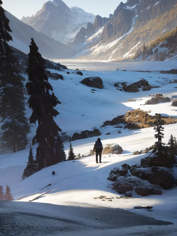 Conceptart, Scenery, Ice, Snow, Outdoors, Glacier, Mountain,...