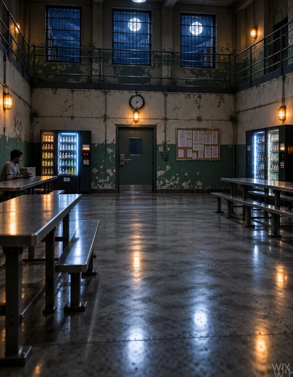 W0m3ns Pr1s0n, Photorealistic, Same Empty Penitentiary Commo...
