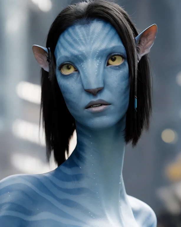 Avatar Style, Woman, Cyberpunk