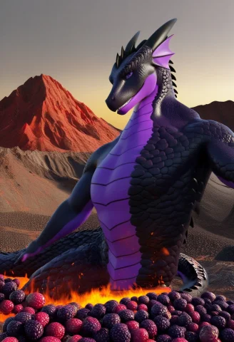 Blackberryworld, Made Of Blackberries, Blackberry Surface, D... — Stable Diffusion AI Prompt: blackberryworld, made of blackberries, blackberry surface, dragon, blackberry sc...