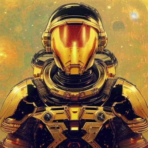 Planets1.3, Cosmic, Space, High-tech, Golden1.5, Black1.5, F... — Stable Diffusion AI Prompt: (planets:1.3), cosmic, space, high-tech, (golden:1.5), (black:1.5), (Frightening...