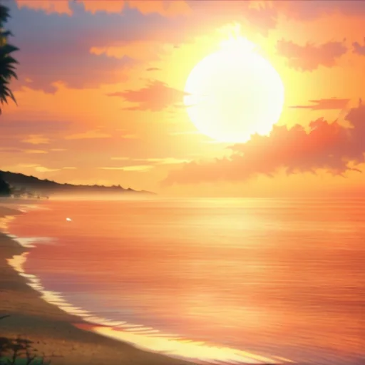 The Ocean At Sunset Lorasupercrooks1