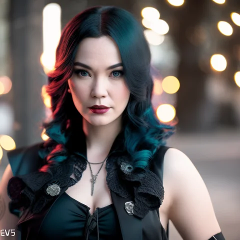 Photographic Realistic, Raygun Gothic Girl Actress10,1 Actre... — Stable Diffusion AI Prompt: Photographic realistic, (Raygun Gothic girl) [ACTRESS_1:0,1 ACTRESS_2:0.75] [ACT...