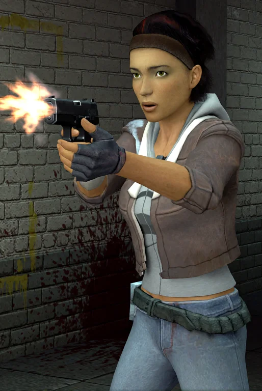 Alyx This Is A Digital Cgi Image Depicting A Young Woman In...