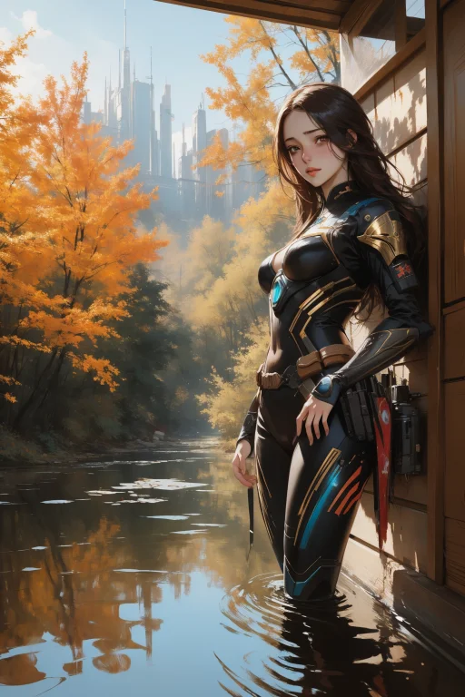 1girl, Loraratatatat74lora1, Art By Wadim Kashin, Dark Art,...