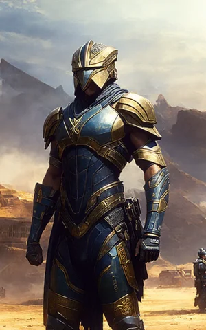 Fkingscifiv2, Standing Werecreature Horus Commander In Front... — Stable Diffusion AI Prompt: fking_scifi_v2, standing werecreature horus commander in front of a military bas...