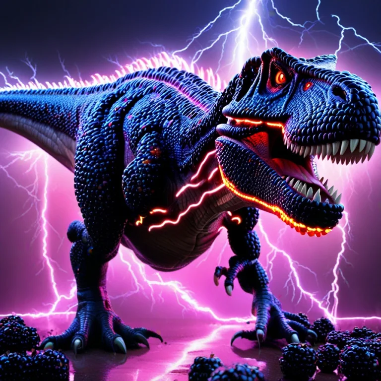 Blackberryworld, Night, Neon Lightning, Huge Machine Tyranno...