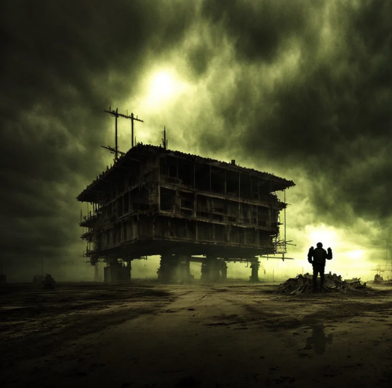 End Of The World, Epic Realistic, Hdr, Muted Colors, Apocaly...