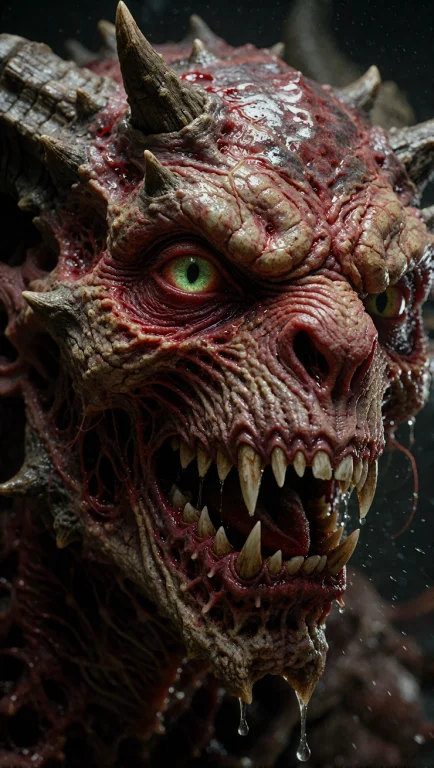 A Hyper-realistic Close-up Photograph Captures The Terrifyin...
