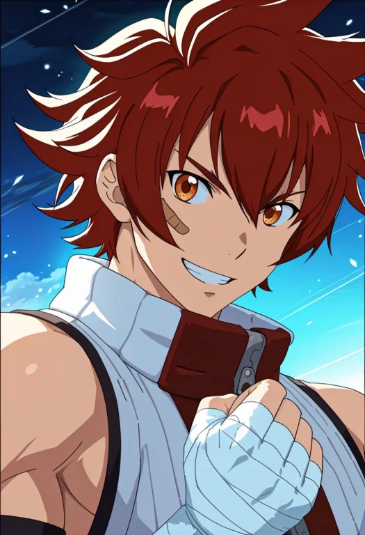 Anime Male Character, 1male, Solo Male Focus, Tall Body, Tal...