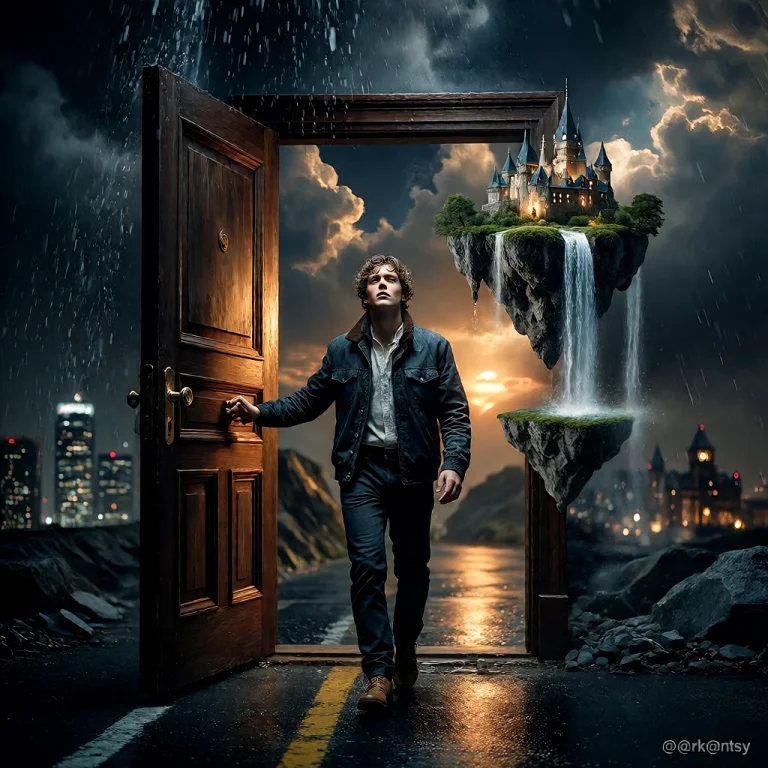 An Ultra-cinematic Surreal Fantasy Artwork Called The Door T...