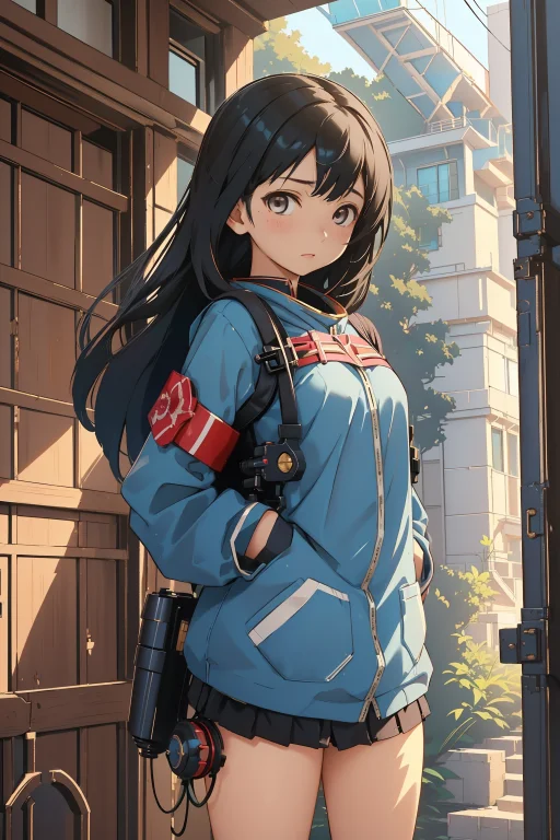 1girl, Lorakarukanv10.7 Karukan  Monjya , Mecha, Highly Deta...